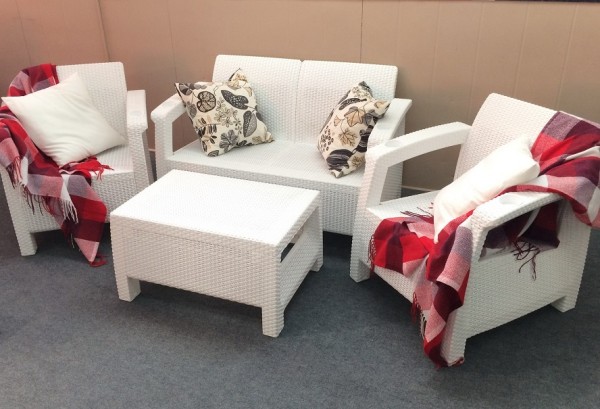 Комплект Yalta Terrace Set белый купить в Екатеринбурге