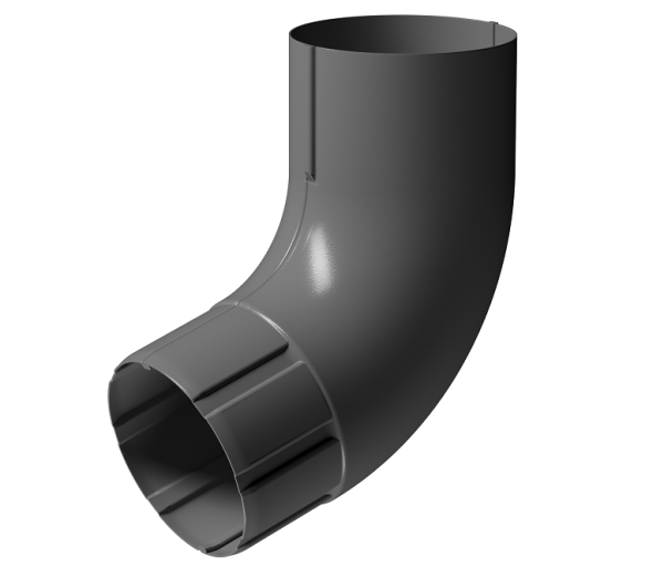 Колено 72° D90 Döcke STAL PREMIUM Графит, (RAL 7024) купить в Екатеринбурге