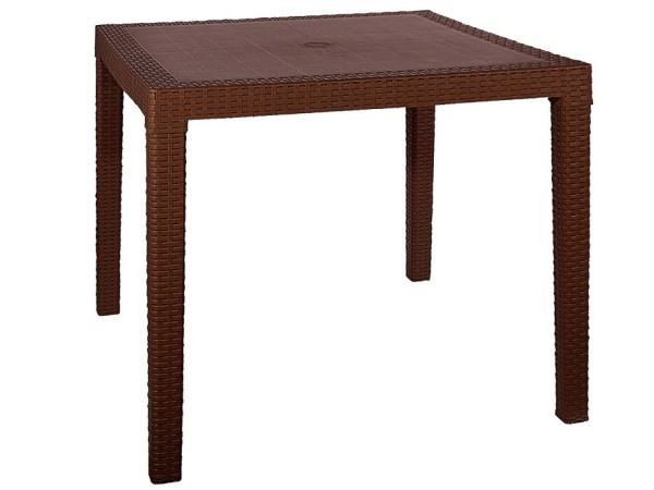 Стол квадратный FIJI Quatro Table Коричневый купить в Екатеринбурге