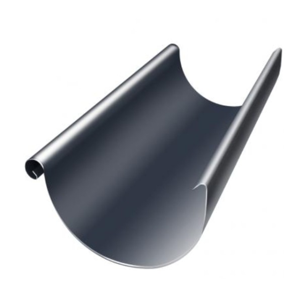 Водосток Grand Line 125x90 – Желоб 3м RAL 7024 купить в Екатеринбурге