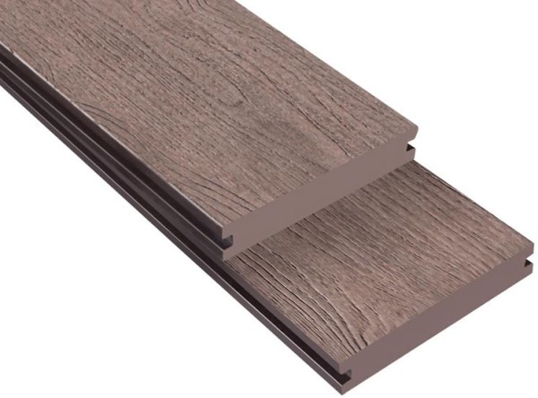 Террасная доска ДПК Outdoor 3D полнотелая NEVADA/CALIFORNIA BROWN коричневая микс купить в Екатеринбурге