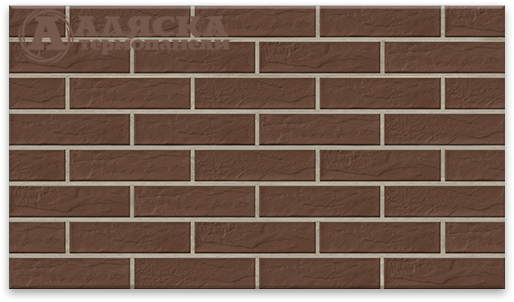 Фасадные Термопанели Аляска Braun Rustic купить в Екатеринбурге