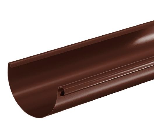 Водосток Aquasistem, система 125x90 - Водосточный желоб 3.00м RAL 8017 Коричневый купить в Екатеринбурге
