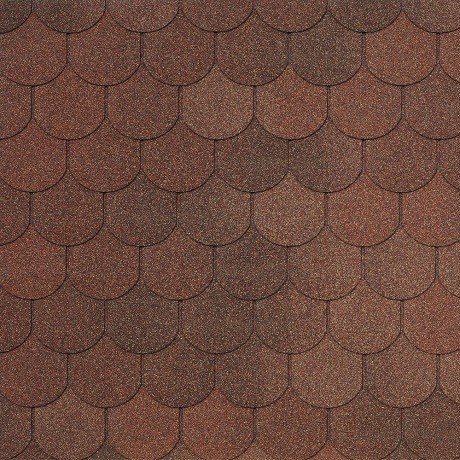 Гибкая черепица Tegola ASSISI terracotta 420 купить в Екатеринбурге