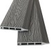 Заборная панель шип-паз EasyDecking Wood-Х 146х20 Серый купить в Екатеринбурге