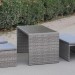 Диван-Трансформер AFINA плетеный из иск. ротанга S330G-W78 Grey купить в Екатеринбурге