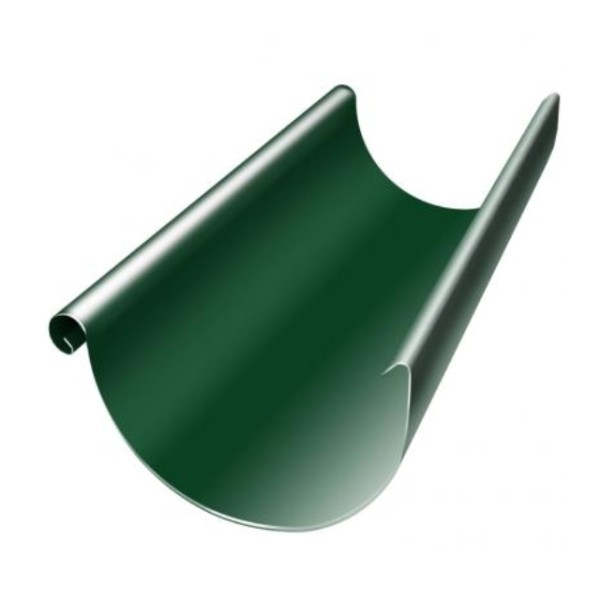 Водосток Grand Line 125x90 – Желоб 3м RAL 6005 купить в Екатеринбурге