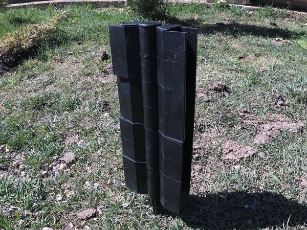 Угловой элемент поворотный, пластиковый от 60° до 300° для доски 300х30 мм из ДПК чёрный Holzhof купить в Екатеринбурге
