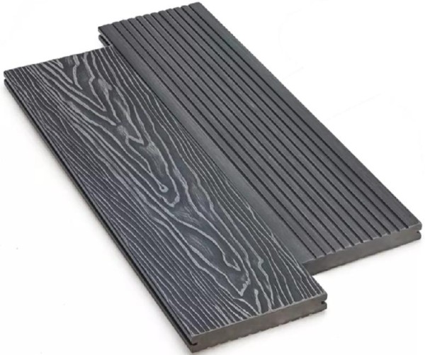 Террасная доска ДПК Deckart Monolit 3D Графит купить в Екатеринбурге