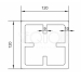 Столб SEQUOIA Evolution 3D WOOD GRAY купить в Екатеринбурге