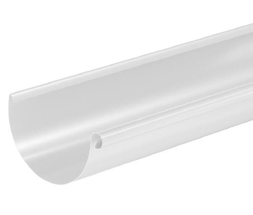 Водосток Aquasistem, система 125x90 - Водосточный желоб 3.00м RAL 9003 Белый купить в Екатеринбурге