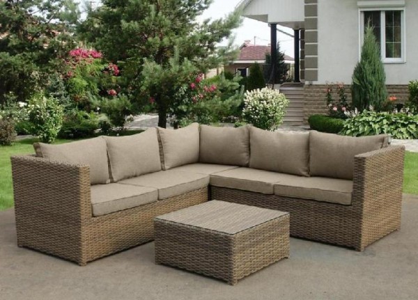 Комплект мебели AFINA плетеной из иск. ротанга YR825B Beige купить в Екатеринбурге