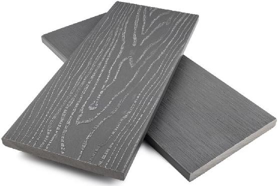 Заборная доска ДПК полнотелая NanoWood Серый купить в Екатеринбурге