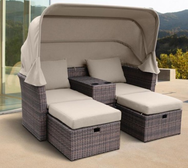 Комплект мебели AFINA плетеной из иск. ротанга AFM-330B Brown купить в Екатеринбурге