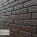 Фасадная панель Ю-Пласт Стоун Хаус Кирпич Коричневый купить в Екатеринбурге