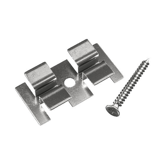 Клипса с саморезом, Grinder шовный монтаж 5 mm купить в Екатеринбурге