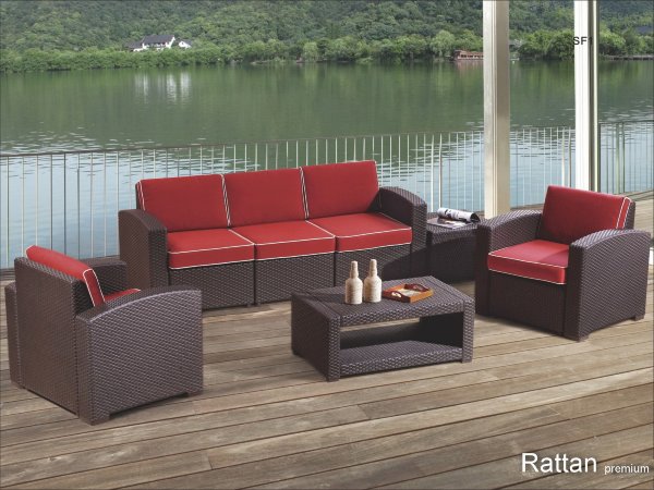 Уличные диваны и кресла коллекции Rattan Premium 5  купить в Екатеринбурге