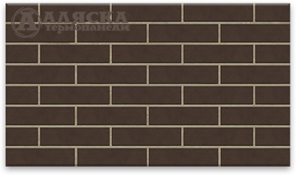 Фасадные Термопанели Аляска Amsterdam brown купить в Екатеринбурге