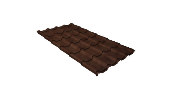 Металлочерепица камея 0,45 Safari Twincolor Brown купить в Екатеринбурге