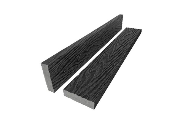Брус лавочный 3D-тиснение 20х80 Графит купить в Екатеринбурге