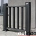 Ограждение из ДПК Outdoor Классик 3D STORM чёрный купить в Екатеринбурге