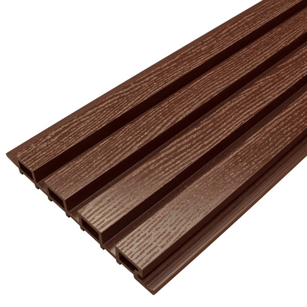 Фасадная доска из ДПК Faynag Wood Рейка Шоколад купить в Екатеринбурге