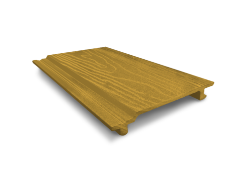 Фасадная панель  из ДПК ECODECKING Желтый купить в Екатеринбурге