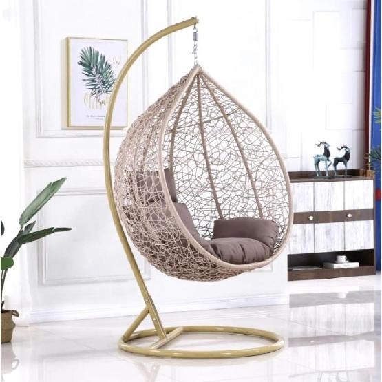 Кресло Подвесное из искусственного ротанга AFM-169A-XLB Beige купить в Екатеринбурге