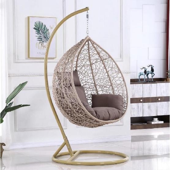Кресло Подвесное из искусственного ротанга AFM-169A-LB Beige купить в Екатеринбурге