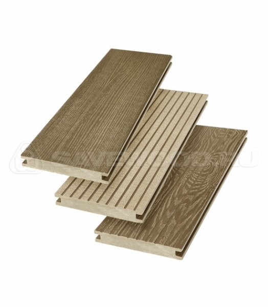 Террасная доска SW Fraxinus (R) полнотелая «SaveWood» Тик купить в Екатеринбурге