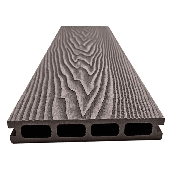 Террасная доская ДПК NanoWood Double 3D Венге купить в Екатеринбурге