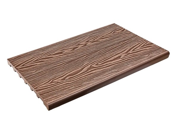 Ступень полнотелая из ДПК Deckart Step 3D Махагон купить в Екатеринбурге
