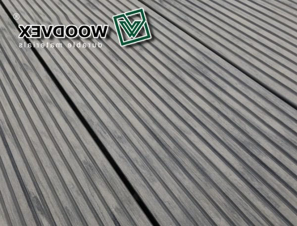 Террасная доска из ДПК WOODVEX Select Серый дым купить в Екатеринбурге