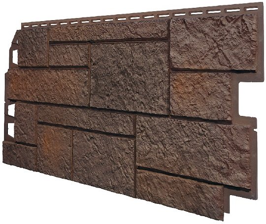 Фасадная панель VOX Sandstone (Сандстоун) темно коричневый купить в Екатеринбурге