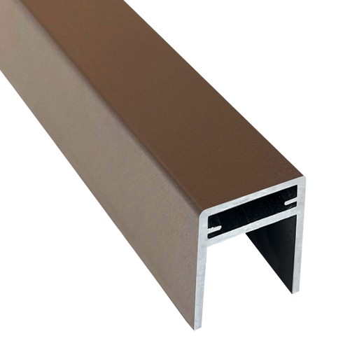 П-профиль Алюминиевый EasyDecking 35x25 Венге купить в Екатеринбурге