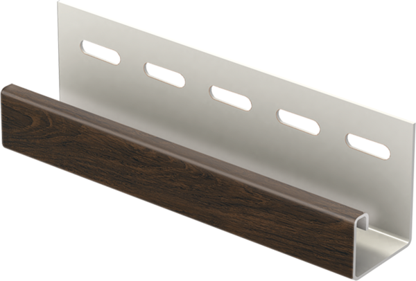 J-планка к Софиту PRO Тёмный орех купить в Екатеринбурге