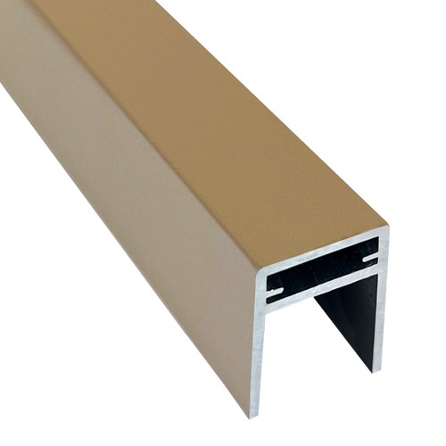 П-профиль Алюминиевый EasyDecking 35x25 Дуб купить в Екатеринбурге