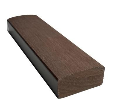 Лавочный брус Ecodecking Некст полнотелый брашированный 70х35 шоколад купить в Екатеринбурге