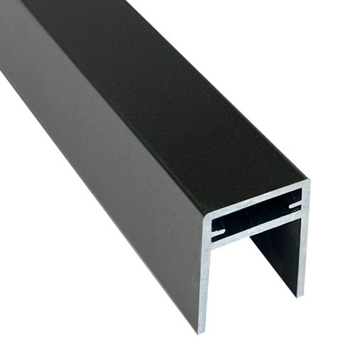 П-профиль Алюминиевый EasyDecking 35x25 Черное дерево купить в Екатеринбурге