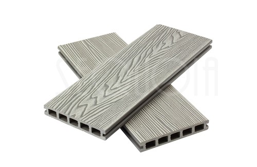 Доска террасная ДПК 3D SEQUOIA DUAL WOOD GRAY купить в Екатеринбурге