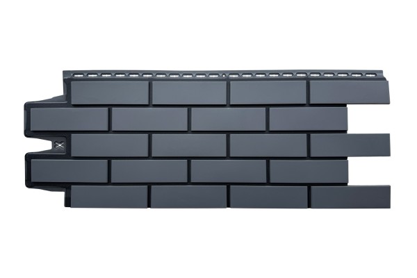 ФП Grand Line клинкерный кирпич ПРЕМИУМ Графит (шов RAL 9005) купить в Екатеринбурге