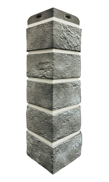 Угол Grand Line состаренный кирпич Элит гранит, ШОВ белый купить в Екатеринбурге