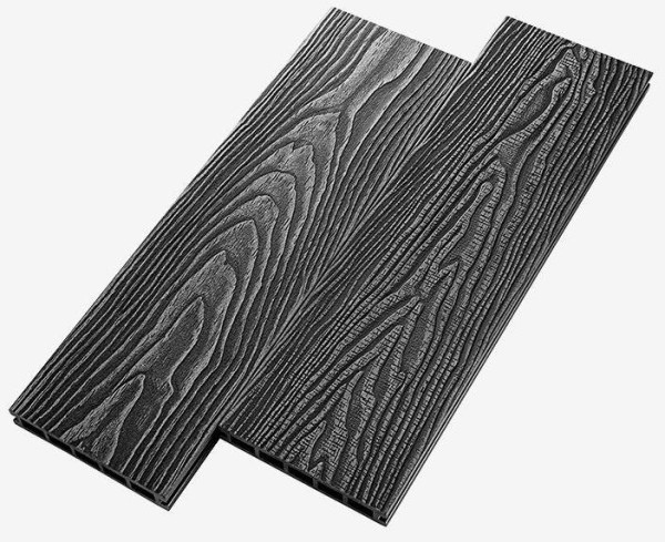 Террасная доска из ДПК RusDecking Unodeck Vintage - Графит купить в Екатеринбурге