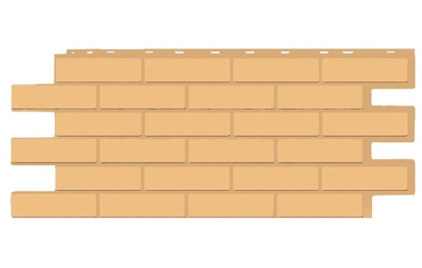 Фасадная панель T-Siding Кирпич Модерн Эко Крем купить в Екатеринбурге
