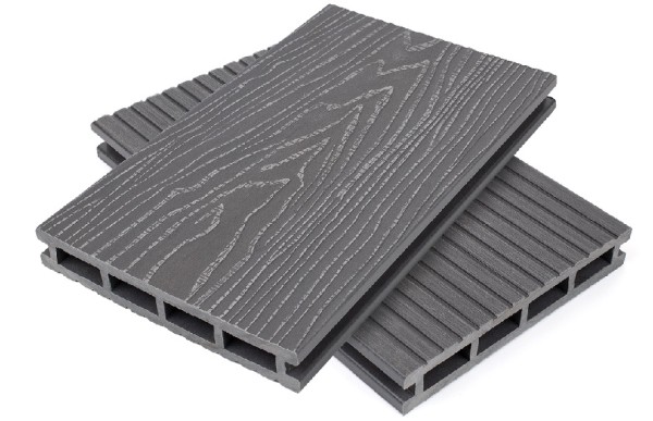 Террасная доская ДПК NanoWood Nature 3D пустотелая Серый купить в Екатеринбурге