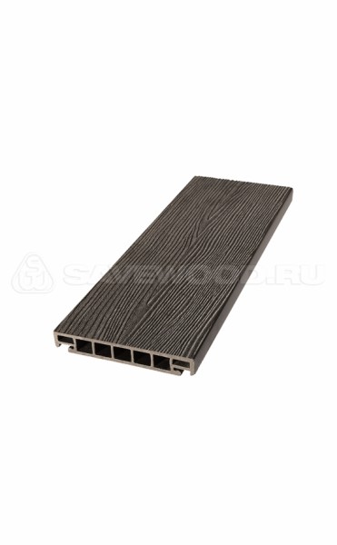 Террасная доска из ДПК SW Salix (S) (R) темно-коричневый купить в Екатеринбурге