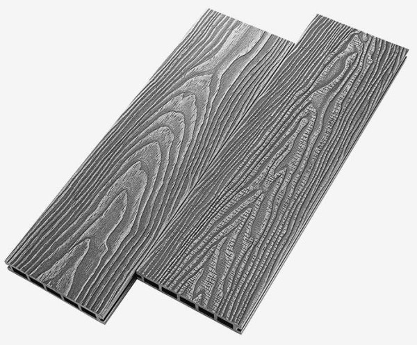 Террасная доска из ДПК RusDecking Unodeck Vintage - Серый купить в Екатеринбурге