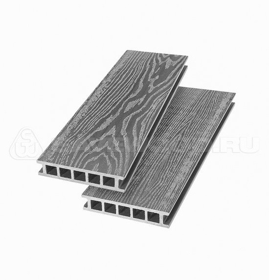 Террасная доска из ДПК SW-Fagus «SaveWood» пепельный купить в Екатеринбурге