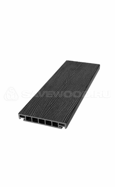 Террасная доска из ДПК SW Salix (S) (R) черный купить в Екатеринбурге